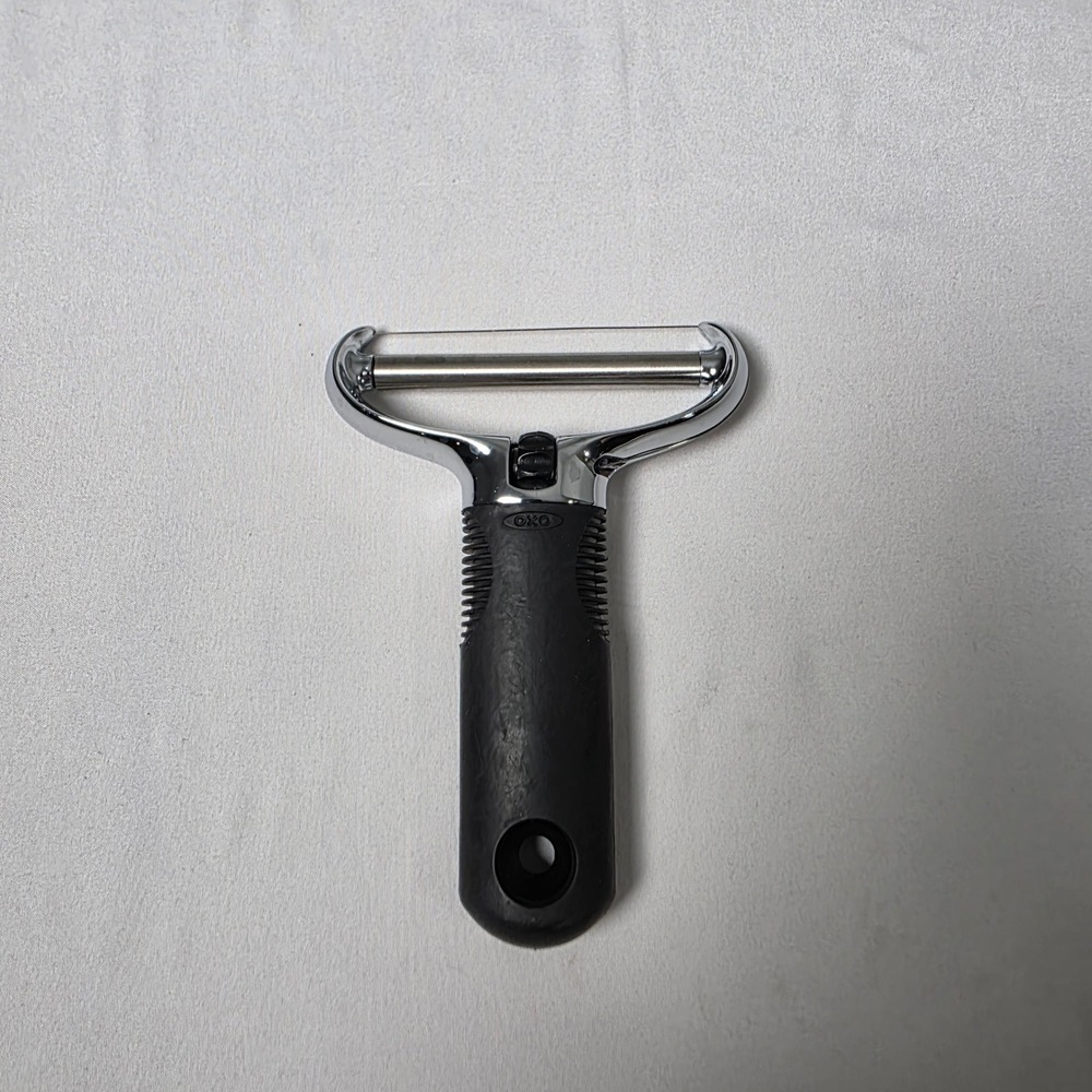 OXO Easy Grip Stainless Steel Cheese Slicer Adjustable Wire Black Handle